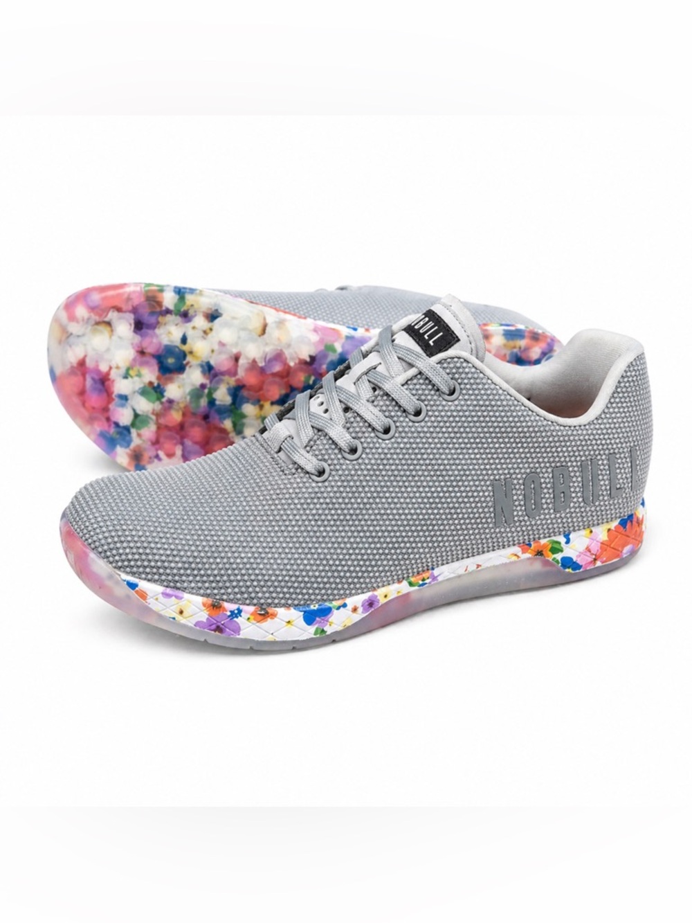 Nobull Gray Daisy Trainers - Size 12